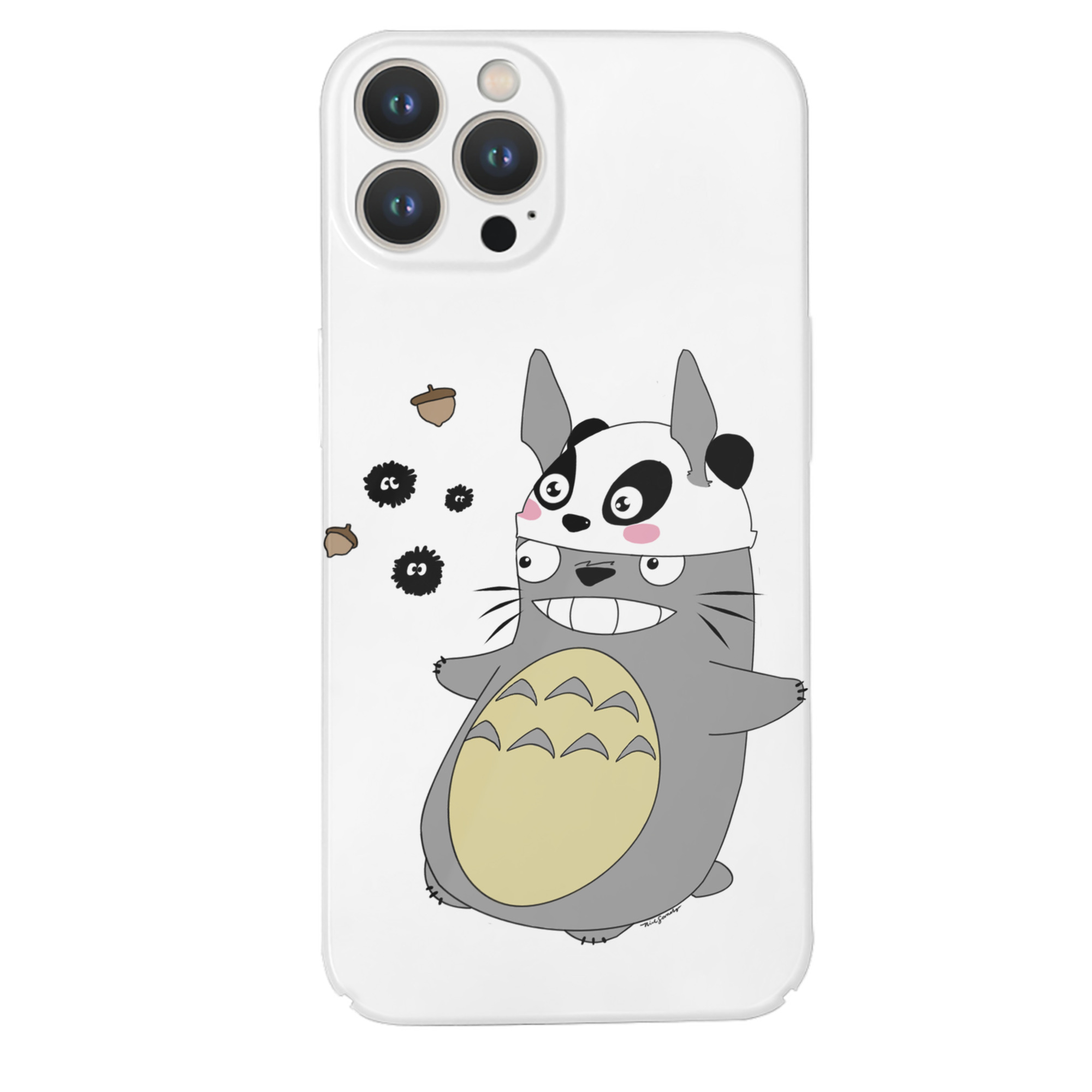 （画像用） となりのトトロ 草壁メイ 草壁サツキ My Neighbor Totoro Satsuki Kusakabe Mei Kusakabe 【iPhone 14シリーズ対応】ハードケース